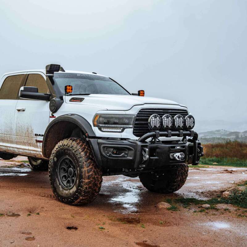 KC HiLiTES SlimLite 8in. LED Stone Guard - Black Light Covers and Guards KC HiLiTES