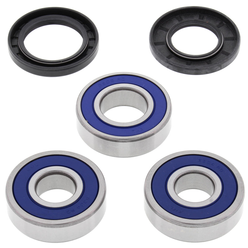 All Balls Racing 89-90 Kawasaki ZX750 (Ninja) ZX7 Wheel Bearing Kit Rear Wheel Bearings All Balls Racing