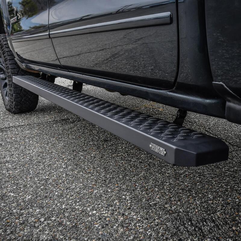 Westin Grate Steps Running Boards 86 in - Textured Black Running Boards Westin