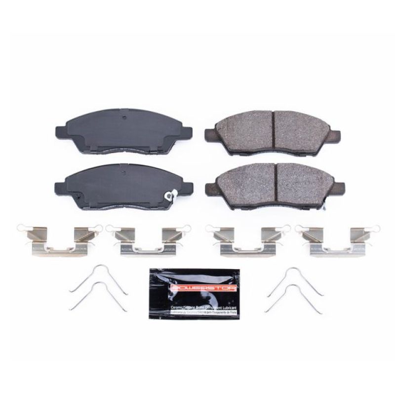 Power Stop 15-16 Nissan Micra Front Z23 Evolution Sport Brake Pads w/Hardware Brake Pads - Performance PowerStop