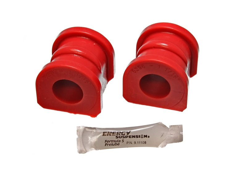 Energy Suspension 89-97 Ford Thunderbird / 89-97 Cougar Red 1-1/16in Front Sway Bar Bushing Set Bushing Kits Energy Suspension