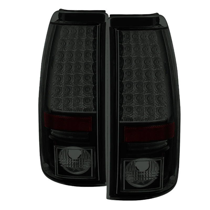 Spyder Chevy Silverado 1500 03-06 (Not Fit Stepside)LED Tail Lights Blk Smke ALT-YD-CS03-LED-BSM Tail Lights SPYDER