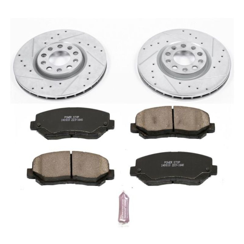 Power Stop 15-17 Chrysler 200 Front Z23 Evolution Sport Brake Kit Brake Kits - Performance D&S PowerStop