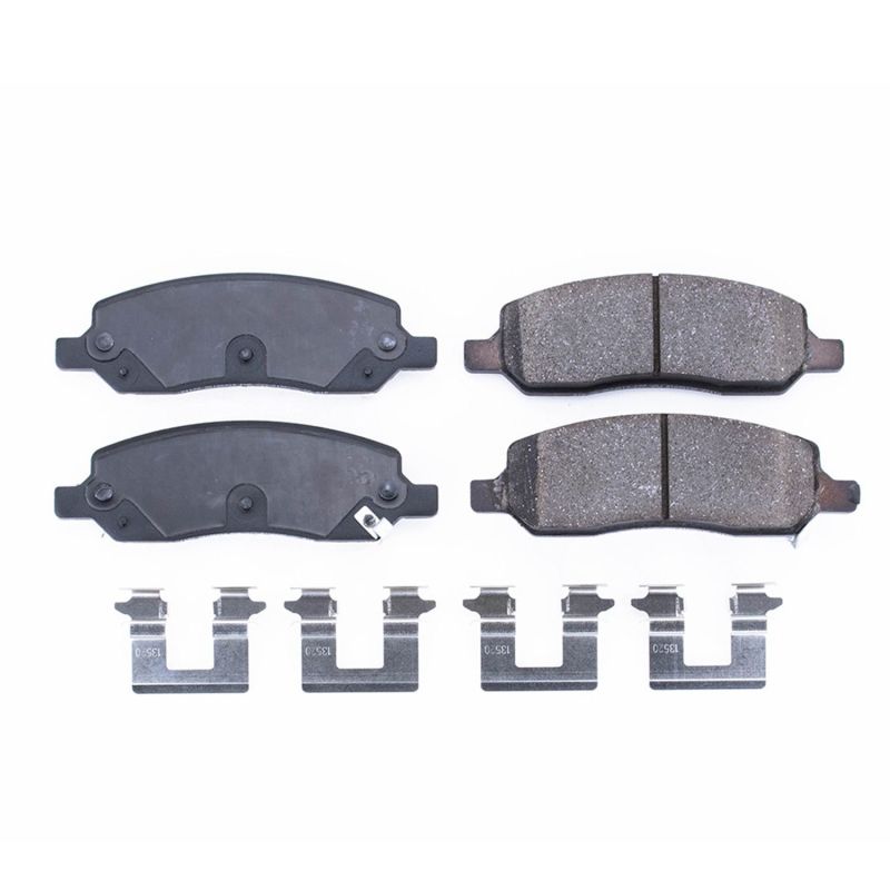 Power Stop 06-11 Buick Lucerne Rear Z17 Evolution Ceramic Brake Pads w/Hardware Brake Pads - OE PowerStop