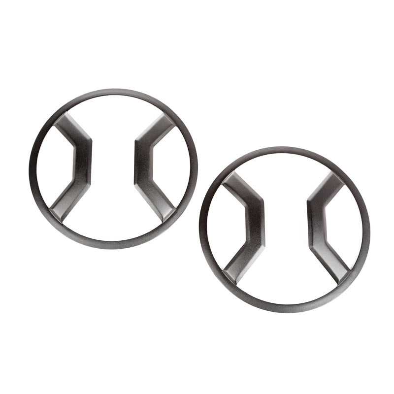 Rugged Ridge 15-18 Jeep Renegade BU Black Headlight Euro Guards Texture Light Covers and Guards Rugged Ridge