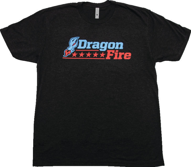 DragonFire Racing Dfr Logo Tee Blue/Red Sm Misc Powersports DragonFire Racing