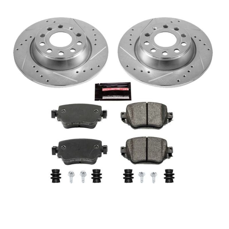 Power Stop 16-18 Audi Q3 Rear Z23 Evolution Sport Brake Kit Brake Kits - Performance D&S PowerStop