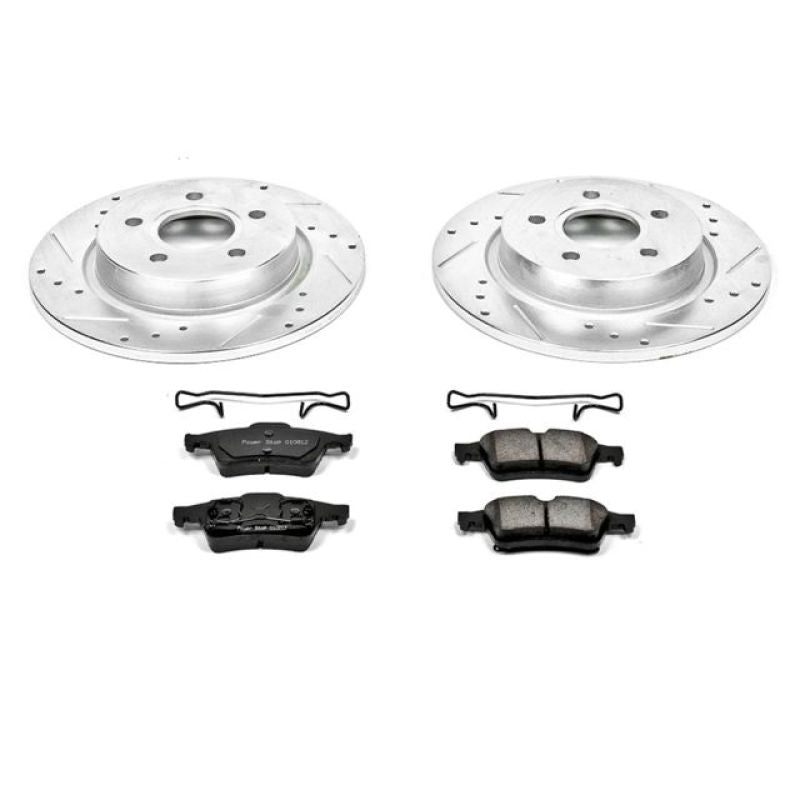 Power Stop 04-05 Volvo S40 Rear Z23 Evolution Sport Brake Kit Brake Kits - Performance D&S PowerStop