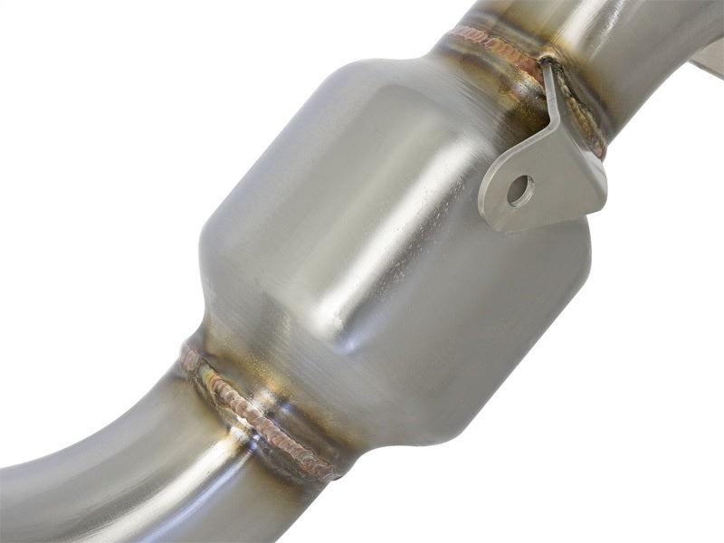 aFe Twisted Steel Down-Pipe Catted 13-16 Cadillac ATS L4-2.0L (t) Downpipes aFe