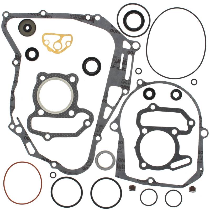 Vertex Gaskets 85-88 Yamaha YFM80 Badger Complete Gasket Kit w/ Oil Seals Engine Hardware Vertex Pistons