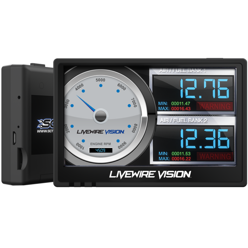 SCT Performance Livewire Vision Performance Monitor (for 1996+ Ford Vehicles) Data Acquisition SCT Performance