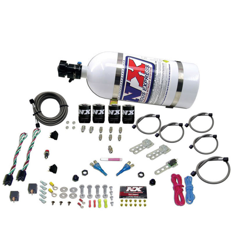Nitrous Express Ford EFI Dual Stage Nitrous Kit (50-150HP x 2) w/10lb Bottle Nitrous Systems Nitrous Express