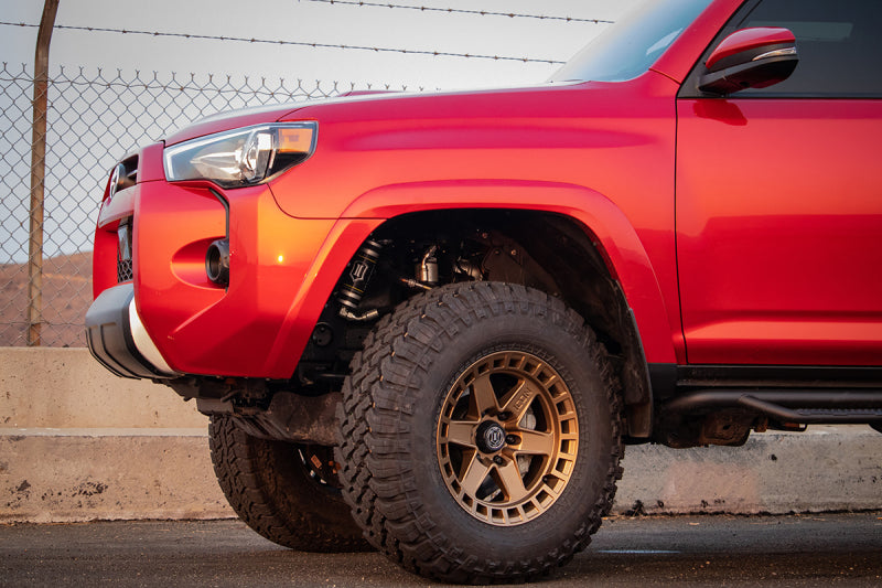 ICON Raider 17x8.5 6x5.5 0mm Offset 4.75in BS Satin Brass Wheel Wheels - Cast ICON