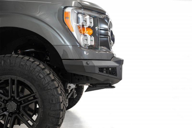 Addictive Desert Designs 2021 Ford F-150 HoneyBadger Front Bumper w/ Top Hoop Bumpers - Steel Addictive Desert Designs