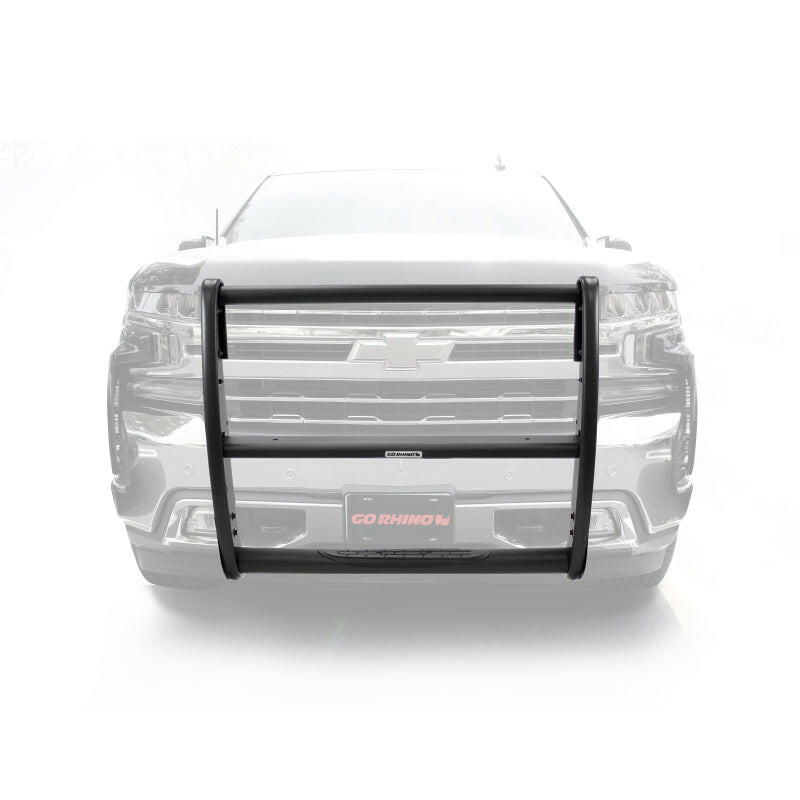 Go Rhino 19-20 Chevrolet Silverado 1500 3000 Extreme Series StepGuard - Textured Black Grille Guards Go Rhino