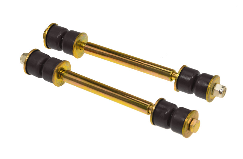 Prothane Universal End Link Set - 6 1/8in Mounting Length - Black Sway Bar Bushings Prothane