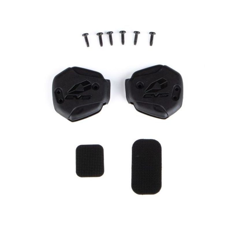 EVS Axis Hinge Cover Kit (2 - Inside and Outside) Black - One Size Body Protection EVS