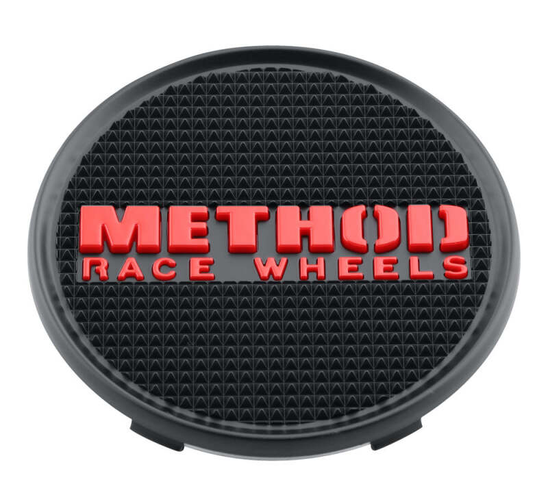 Method Cap T080 - 107mm - Snap In - Red Logo Wheel Center Caps Method Wheels