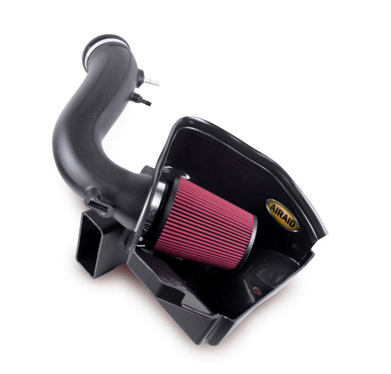 Airaid 11-14 Ford Mustang 3.7L V6 MXP Intake System w/ Tube (Dry / Red Media) Cold Air Intakes Airaid