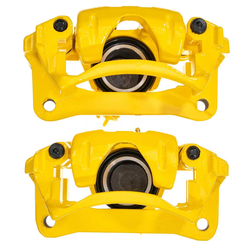 Power Stop 01-07 Toyota Sequoia Rear Yellow Caliper w/Bracket (Pair) Brake Calipers - Perf PowerStop