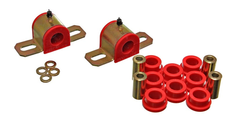 Energy Suspension 22Mm Swaybar Bushing Set - Red Bushing Kits Energy Suspension