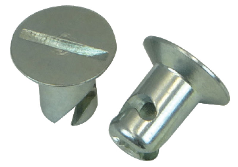 Moroso Quick Fastener - Flush Head - 5/16in x .400in - Steel - 10 Pack Fittings Moroso