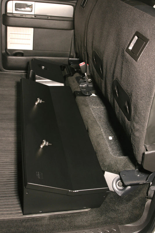 Tuffy Ford F150 Supercrew W/ Subwoofer Underseat Lockbox 2/3 Length W/ Keyed Lock For Cargo Boxes & Bags Tuffy Products