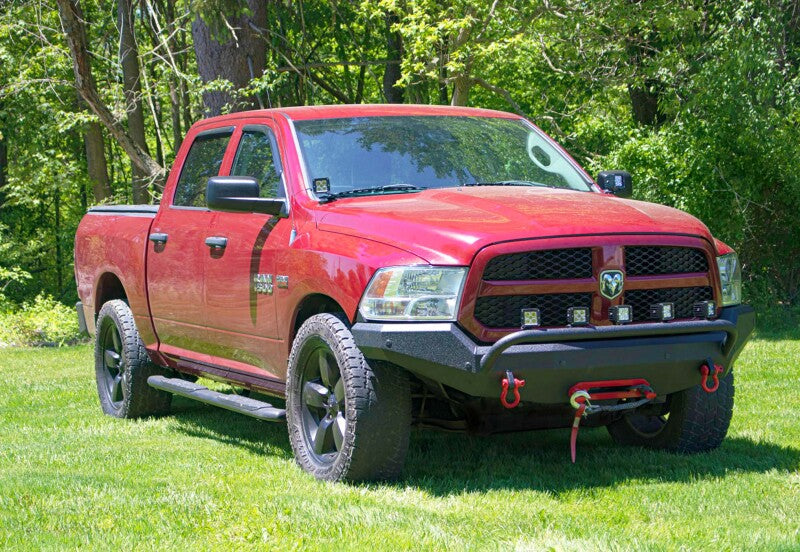 Fishbone Offroad 2009+ Ram 1500 Classic Anglerfish Front Bumper - Black Texture Bumpers - Steel Fishbone Offroad