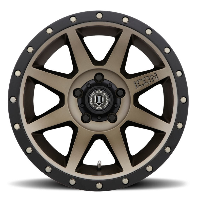 ICON Rebound 17x8.5 5x5.5 0mm Offset 4.75in BS Bronze Wheel Wheels - Cast ICON