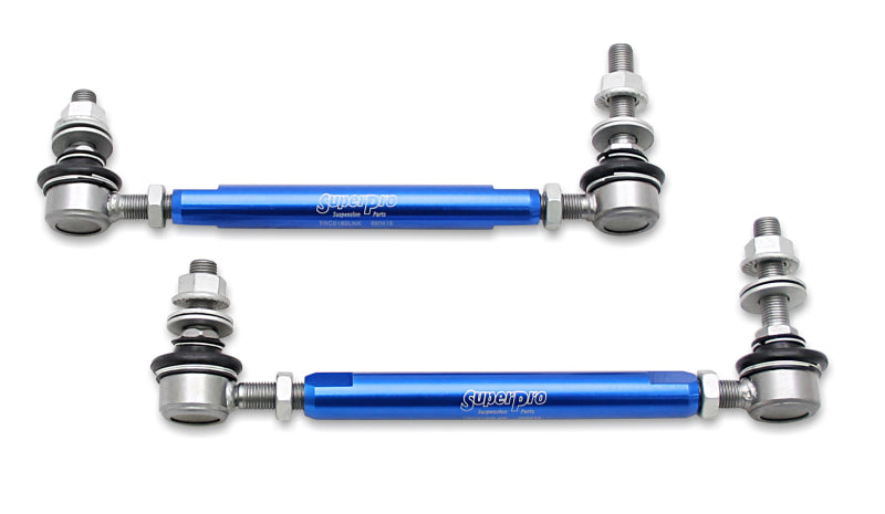 SuperPro 12mm Adj Sway Bar Link 160mm Sway Bar Endlinks Superpro