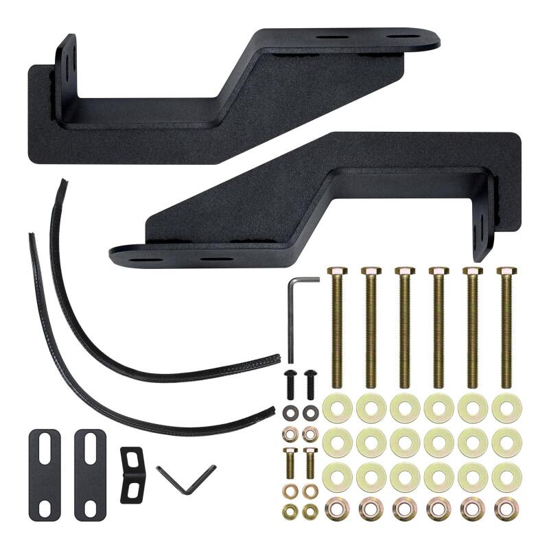 Westin 16-23 Toyota Tacoma Pro-Series Mid Width Front Bumper - Textured Black Bumpers - Steel Westin