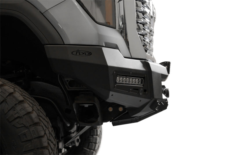 Addictive Desert Designs 24+ GMC 2500/3500 Phantom Front Bumper w/Winch- Hammer Black Bumpers - Steel Addictive Desert Designs