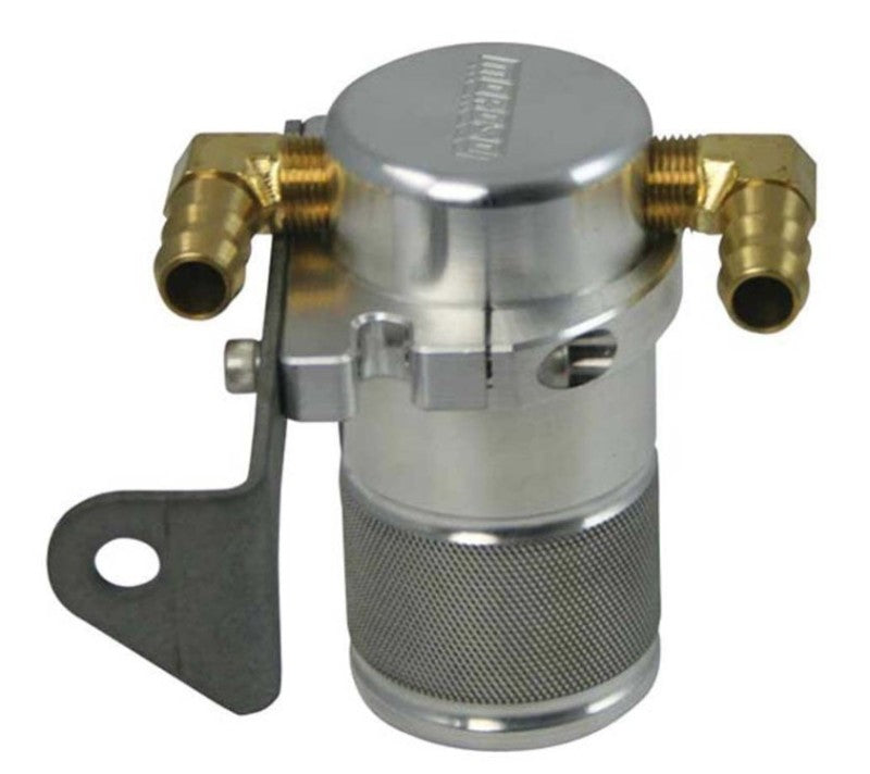 Moroso Chrysler 5.7L (w/Aftermarket Intake) Air/Oil Separator Catch Can - Billet Aluminum Oil Catch Cans Moroso
