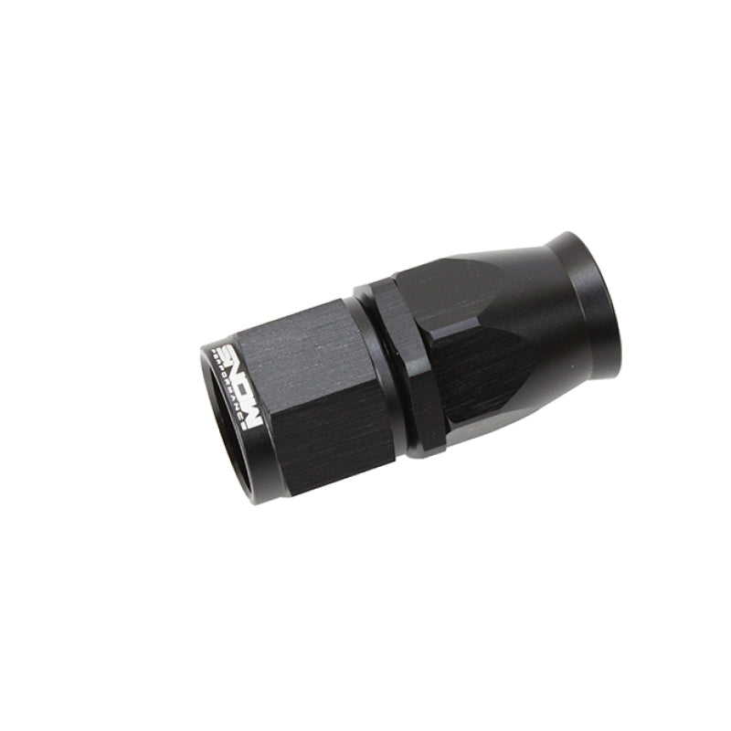 Snow -10AN Straight PTFE Hose End (Black) Fittings Snow Performance