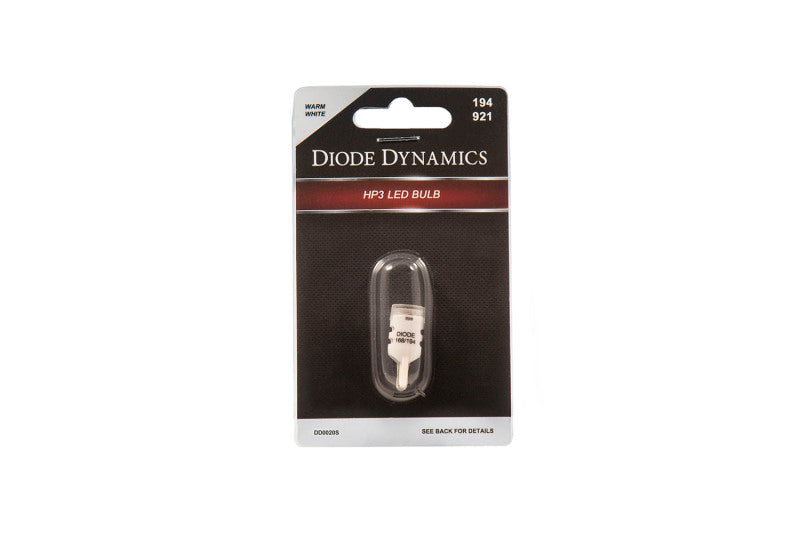 Diode Dynamics 194 LED Bulb HP3 LED Warm - White Short (Single) Bulbs Diode Dynamics