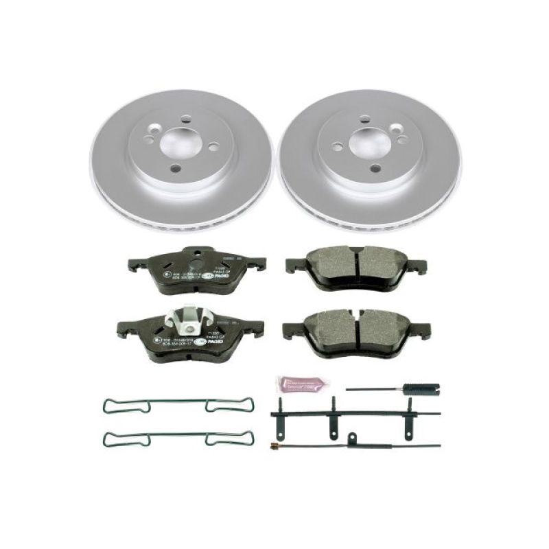 Power Stop 07-08 Mini Cooper Front Euro-Stop Brake Kit Brake Kits - OE PowerStop