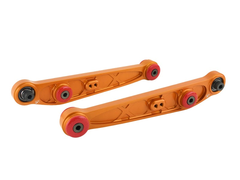 Skunk2 Honda/Acura EG/DC Alpha Series Rear Lower Control Arm Set - Gold Control Arms Skunk2 Racing