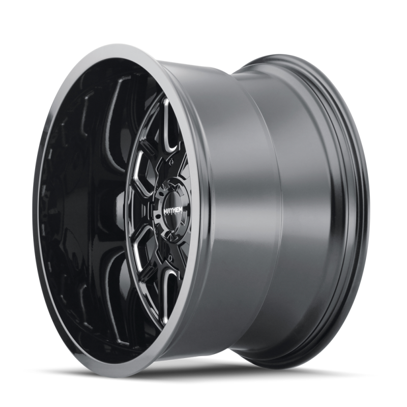 Mayhem 8107 Cogent 20x9 / 6x135 BP / 18mm Offset / 106mm Hub Black w/ Milled Spokes Wheel Wheels - Cast Mayhem
