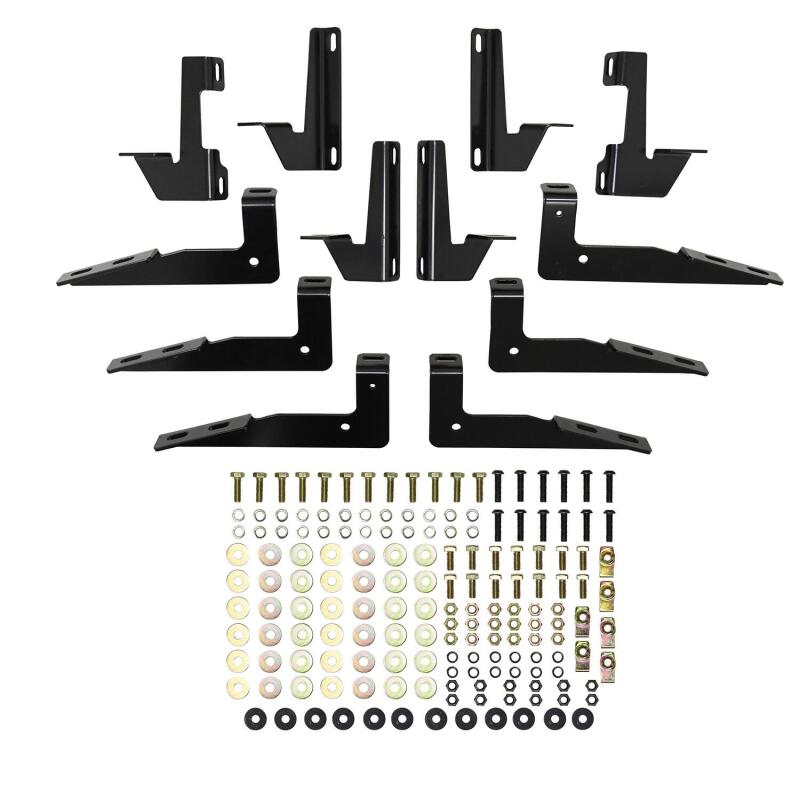 Westin 18-22 Jeep Wrangler JLU 4dr R5 Nerf Step Bars - Tex. Blk Nerf Bars Westin