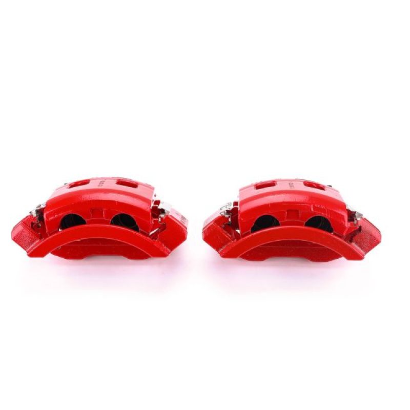 Power Stop 00-01 Dodge Ram 1500 Front Red Calipers w/Brackets - Pair Brake Calipers - Perf PowerStop
