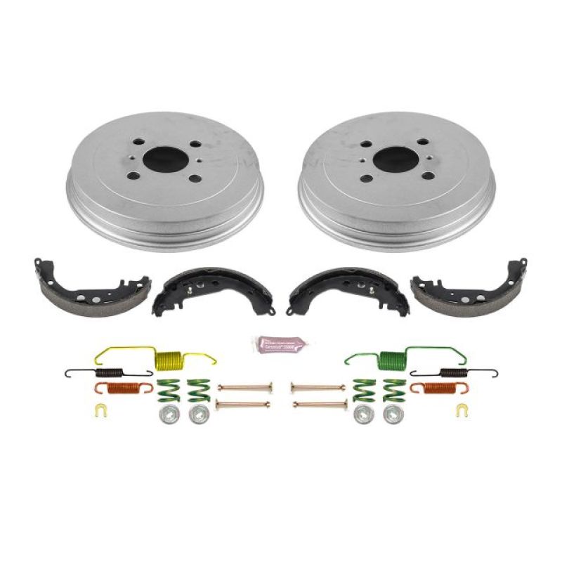 Power Stop 04-06 Scion xA Rear Autospecialty Drum Kit Brake Drums PowerStop