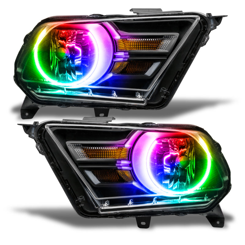 Oracle 10-14 Ford Mustang HL (Non-HID) - ColorSHIFT w/o Controller Headlights ORACLE Lighting