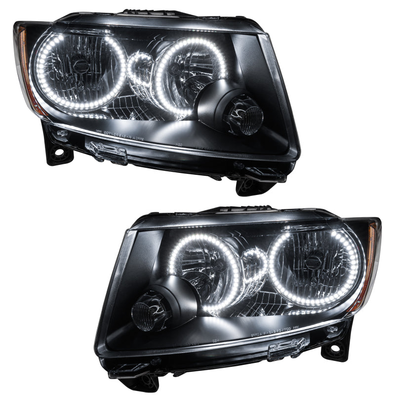 Oracle 11-13 Jeep Grand Cherokee SMD HL (Non-HID) - Chrome - White Headlights ORACLE Lighting