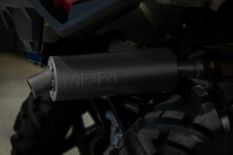 MBRP 01-05 Polaris Sportsman 400 / 06-07 Sportsman 450 Slip-On Combination Exhaust w/Sport Muffler Catback MBRP