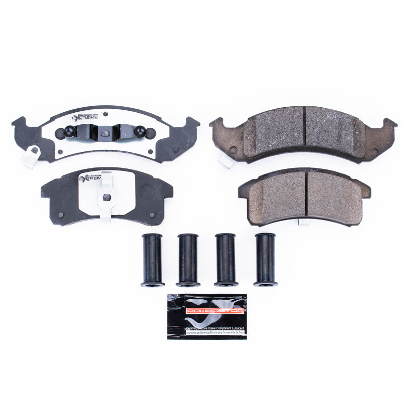 Power Stop 94-99 Buick LeSabre Front Z26 Extreme Street Brake Pads w/Hardware Brake Pads - Performance PowerStop