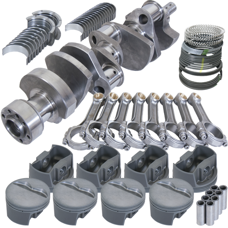 Eagle Chevy LT1350 1Pc 3.750in Crank 5.700in I-Beam Rods -5cc 4.060in Pistons Rotating Assembly Rotating Assemblies Eagle