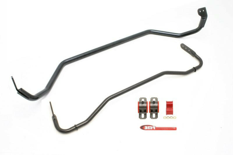 BMR 08-09 Pontiac G8 Front & Rear Sway Bar Kit w/ Bushings - Black Hammertone Sway Bars BMR Suspension