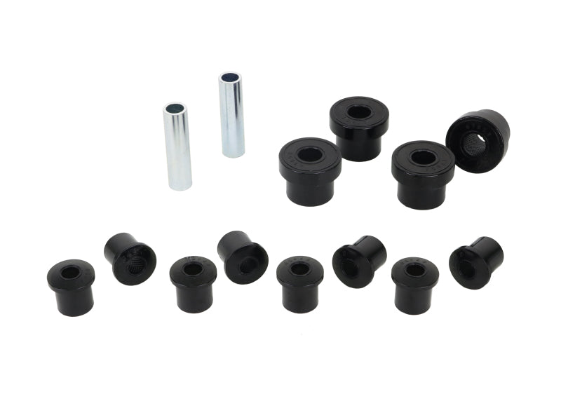 Whiteline 1976-1983 Jeep CJ5 Spring - Eye Front/Rear And Shackle Bushing Spring Insulators Whiteline