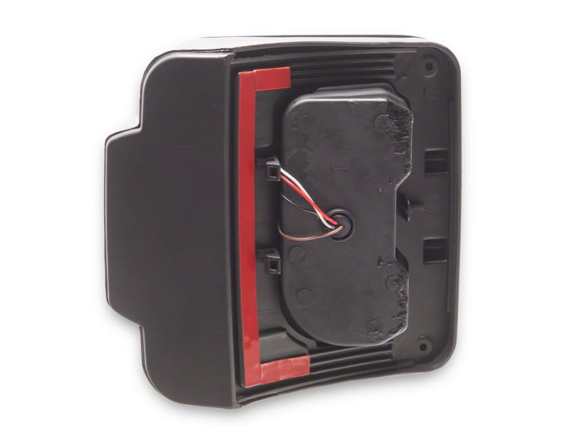 Raxiom 07-18 Jeep Wrangler JK Axial Series LED Tail Lights- Blk Housing (Smoked Lens) Tail Lights Raxiom