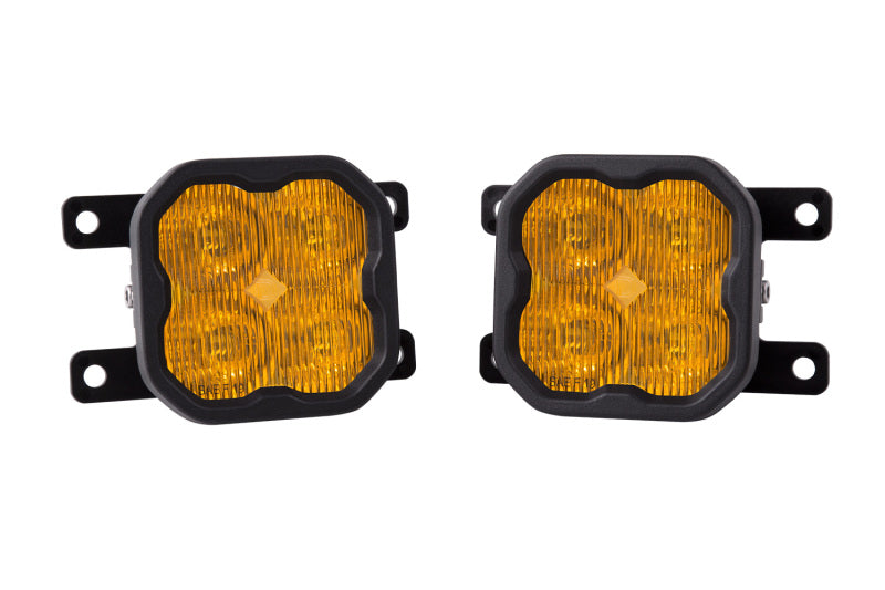 Diode Dynamics SS3 Max Type AS Kit ABL - Yellow SAE Fog Light Accessories and Wiring Diode Dynamics